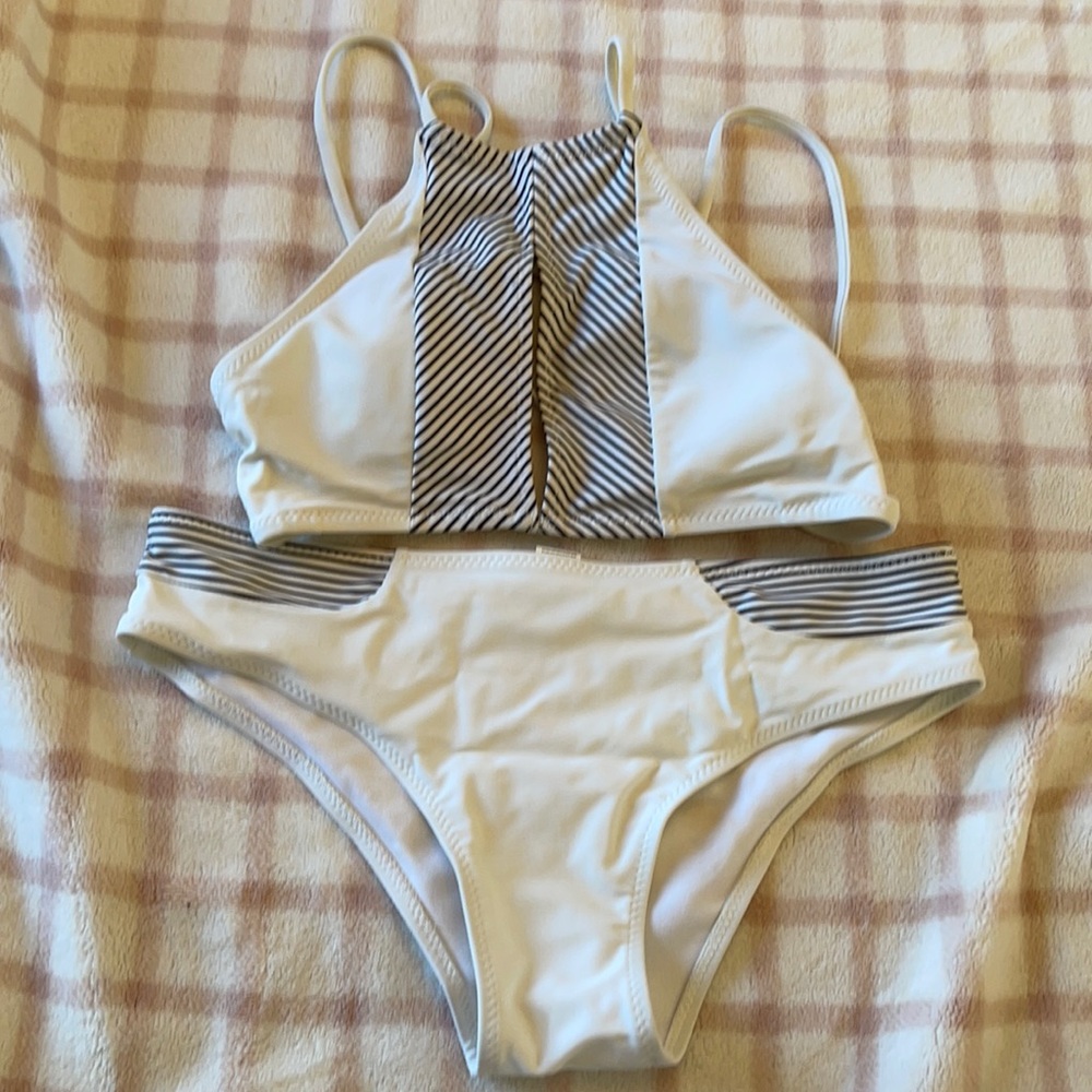 White swimsuit